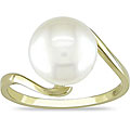 14k Yellow Gold FW Button Pearl Ring (9-9.5 mm)