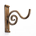 Data on iron Brackets Bronze Medallion Iron Scroll Bracket