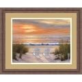 Diane Romanello 'Paradise Sunset' Framed Art Print