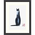 Cheng Yan 'Chinese Cat I' Framed Art Print