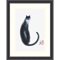 Cheng Yan 'Chinese Cat II' Framed Art Print