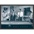 'Rat Pack - Pool' Framed Textured Art