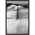 'Misty Morning' Framed Texture-glazed Poster