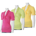Adriana Junior's Ruffled Empire Waist Knit Top