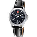 Swiss Military Conquest Men's Leather Strap Watch