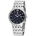 Swiss Military Men's Black Rendezvous Stainless Steel Watch