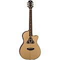 Luna Trinity Natural Parlor Cutaway Acoustic /Electric Guitar