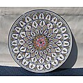 Tabarka Design Large Round Platter (Tunisia)