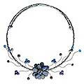 'Blue Bouquet' Lapis Lazuli Choker (Thailand)