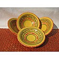 Set of 4 Solena 5-inch Round Sauce Dishes (Tunisia)