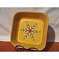 Square 12-inch Solena Serving Bowl (Tunisia)