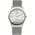 Peugeot Men's Silvertone Mesh Strap Watch