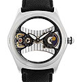 Akribos XXIV Men's Plotos Mechanical Floating Bubble Watch