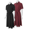 Adi Designs Junior's Belted Button-front Maxi Dress