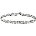 Sterling Silver Diamond Accent Bracelet