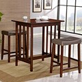 Nova Cherry 3-piece Counter-height Dining Set
