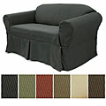Elegant Ribbed Sofa Slipcover