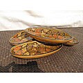 Set of 4 Small Oval 9-inch Platters (Tunisia)