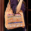 Cotton 'Infinite Happiness' Sling Bag (Thailand)