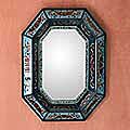 'Nautical Blue' Mirror (Peru)