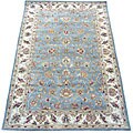 Indo Mahal Hand-tufted Light Blue/ Ivory Rug (3'3 x 5'3)
