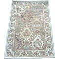 Indo Tabriz Hand-tufted Beige/ Ivory (4' x 6')