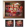 Michael O'Toole 'Rooftops II' Framed Canvas Art