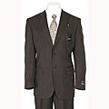 Ferrecci Men's Chocolate Brown Nail Head Suit
