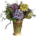 Mixed Hydrangea with Silk Flower Arrangement