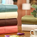 Sateen Solid Combed Cotton 600 Thread Count Sheet Set