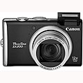 Canon PowerShot SX200IS 12MP Black Digital Camera