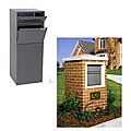 dVault Grey Curbside Mail and Package Delivery Vault