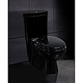 Ariel 'Opal' 2-piece Dual Flush Black Toilet