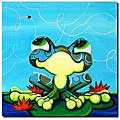 Sylvia Masek 'Frog's Lunch' Gallery-wrapped Canvas Art