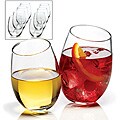 Stemless 8-piece Wine Glass Set (Case of 2)