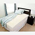 Eco-friendly Contoured 3-inch Memory Foam Mattress Topper