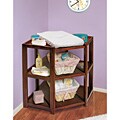 Badger Basket Cherry Diaper Corner Changing Table