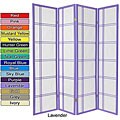 Wood and Paper Special Double Cross 6-foot 4-panel Room Divider (China)