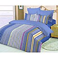 Dorm Room In A Box Blue/ Striped Twin XL 10-piece Set