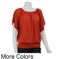 AtoZ Women's Bat Wing Top