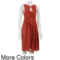 AtoZ Women's Keyhole Dress