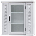 Greek Key Wall Cabinet