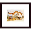 Anita Jeram 'He Kissed Him Goodnight' Wood Framed Art Print