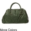 Presa 'Bella' Large Leather Double Handle Satchel