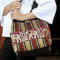 Cotton 'Red Elephant' Sling Tote Bag (Thailand)