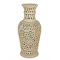 Soapstone 'Floral Honor' Vase (India)