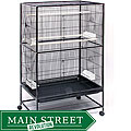 Prevue Pet Products Wrought Iron Flight Cage with Stand F040 Black
