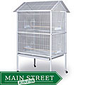 Prevue Pet Products Aviary Flight Cage with Stand F030 White