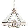 Brushed Nickel 5-light Pendant Fixture