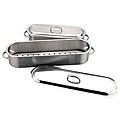 Free indicative info on restaurant ware with logos Panderno 18.5x6.25x4.5 Stainless Steel Fish Poacher